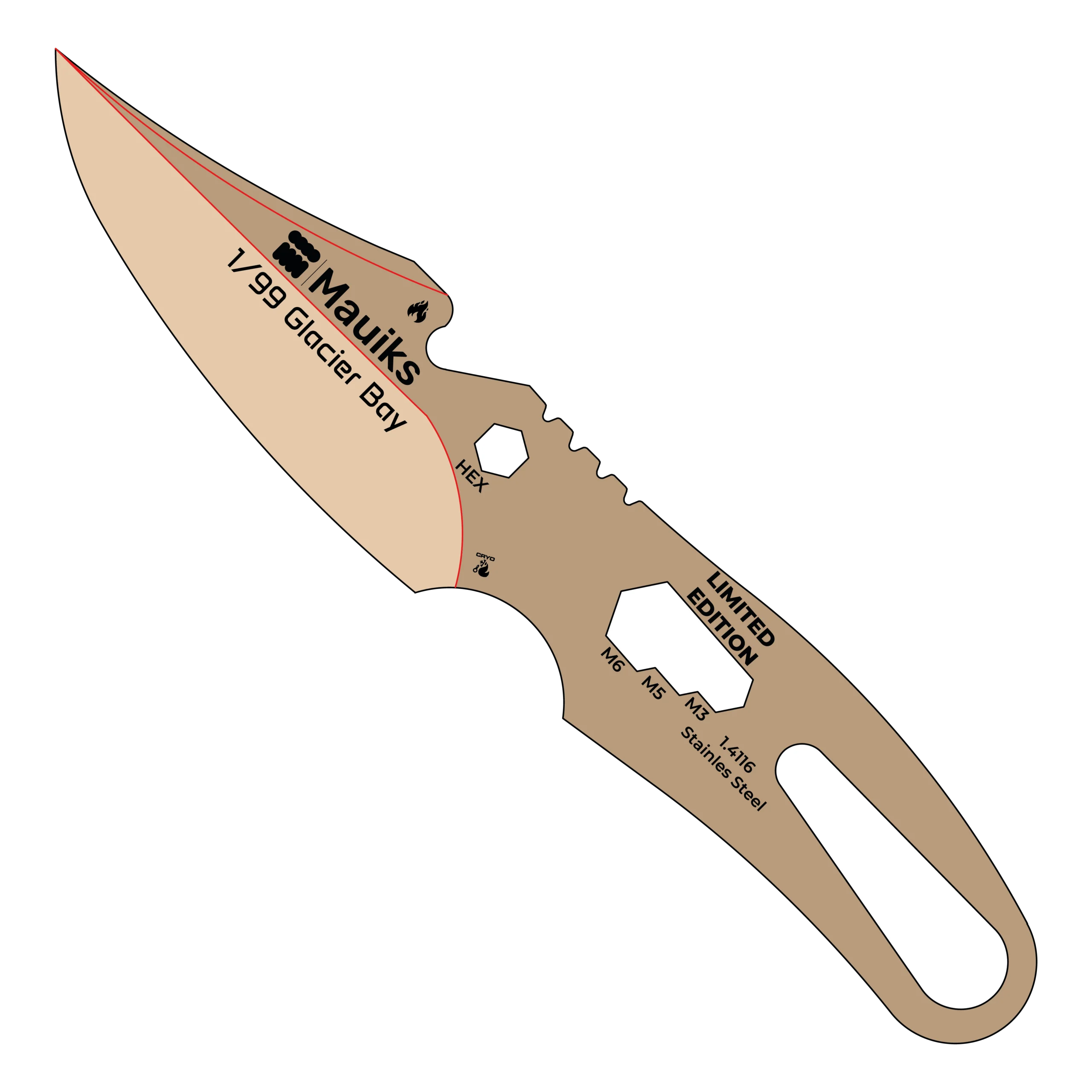 Glacier-bay-mauiks-limited-edition@4x Mauiks Knife Glacier Bay - the ultimate companion for military, law enforcement, firefighters, EMS, first responders, survival enthusiasts, preppers and outdoor