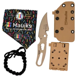 Mauiks Knife Glacier Bay multi-tool with tactical clip for everyday carry.
