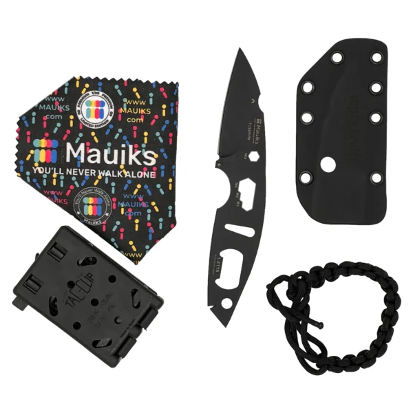 Mauiks Yosemite pocket knife with Kydex sheath for protection and security.