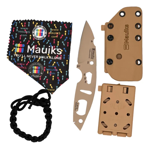 Mauiks Yellowstone pocket knife for women’s outdoor and survival activities.